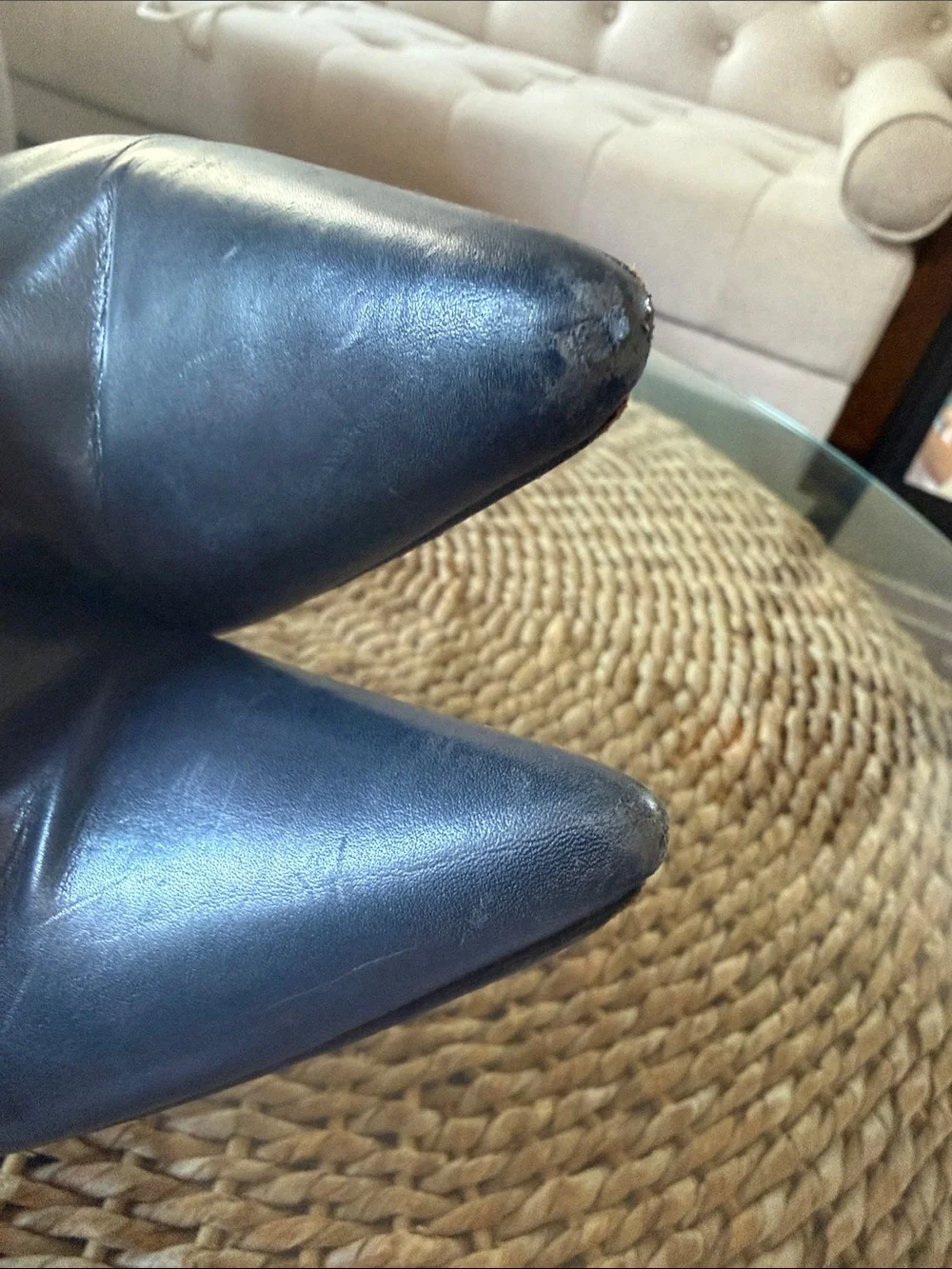 Faconnable Black Pointed-Toe Leather Stiletto Pumps